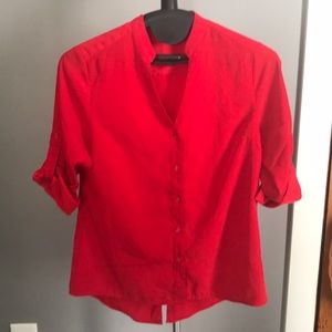 Red blouse - express brand - size small